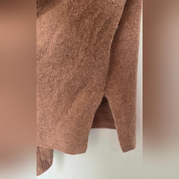 GAP Women's Longline Hooded Pocket Cardigan in Soft Tan Sz L Alpaca Blend Nwt - Picture 7 of 12